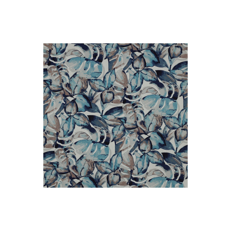 Canevas - Feuilles numériques bleu/taupe
