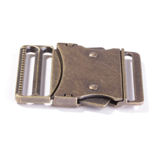 Metal buckle 40mm antique brass