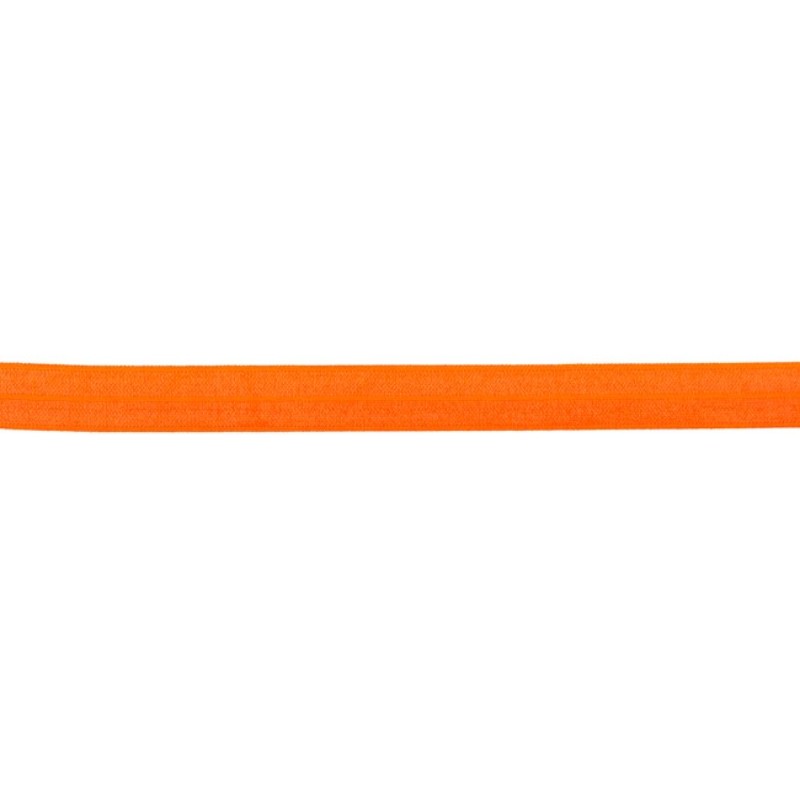 Elastic edging tape neon orange