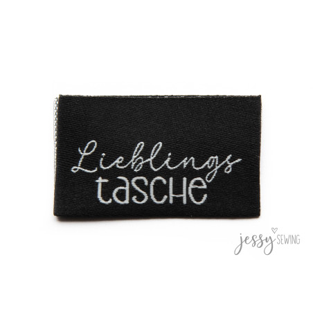 Woven Label - Favorite bag black
