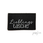 Woven Label - Favorite bag black