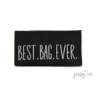 Woven Label - Best bag ever black