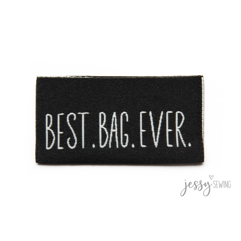 Woven Label - Best bag ever black