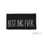 Woven Label - Best bag ever black