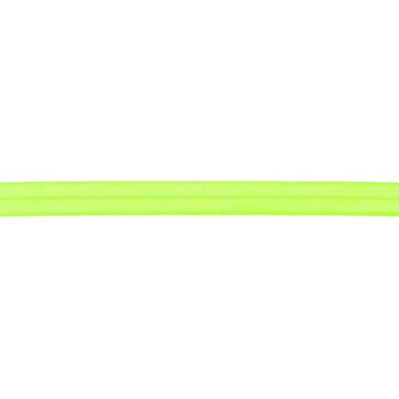 Elastic edging tape neon green