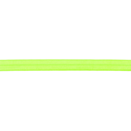 Elastic edging tape neon green