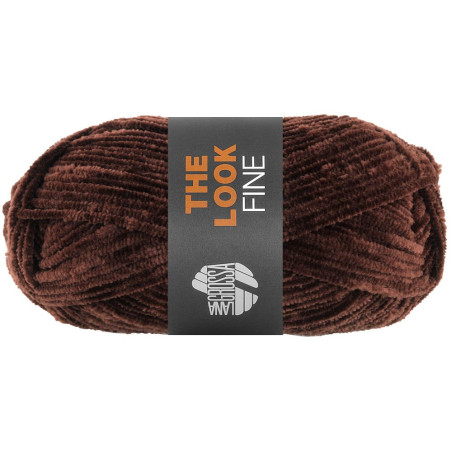 Lana Grossa - Chenille le look bien - dunkelbraun (122)