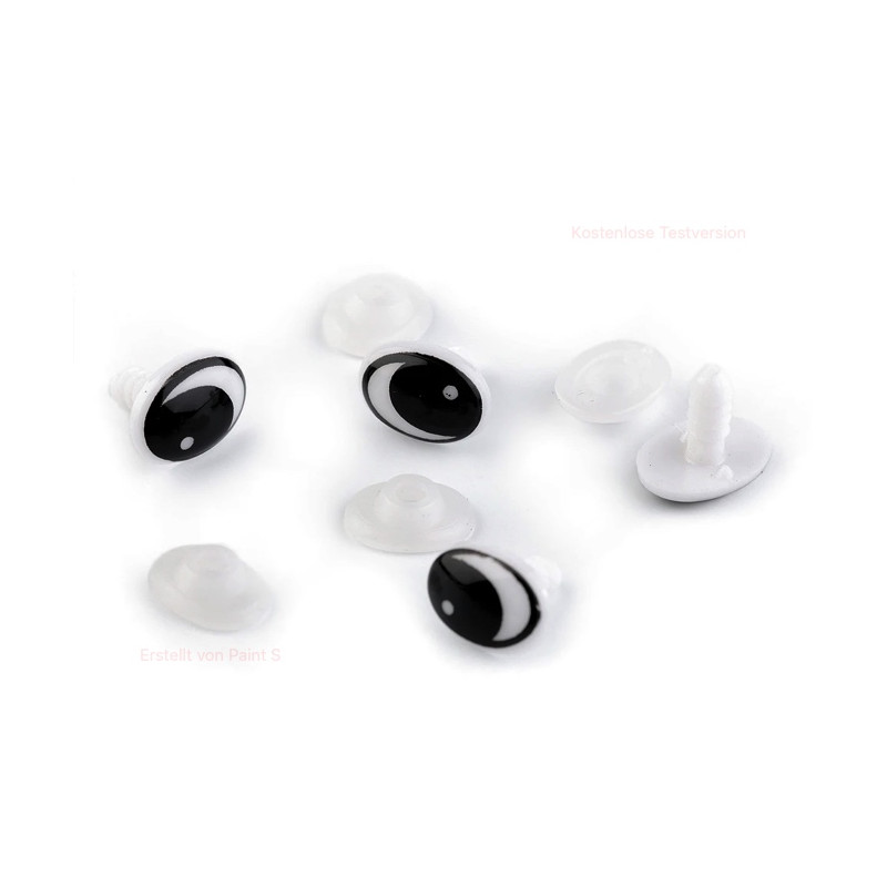 Yeux de sécurité ovales BD - 11x15mm - 1 pc.