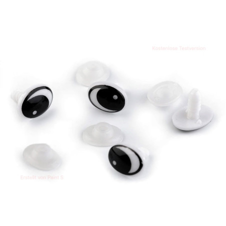 Yeux de sécurité ovales BD - 11x15mm - 1 pc.