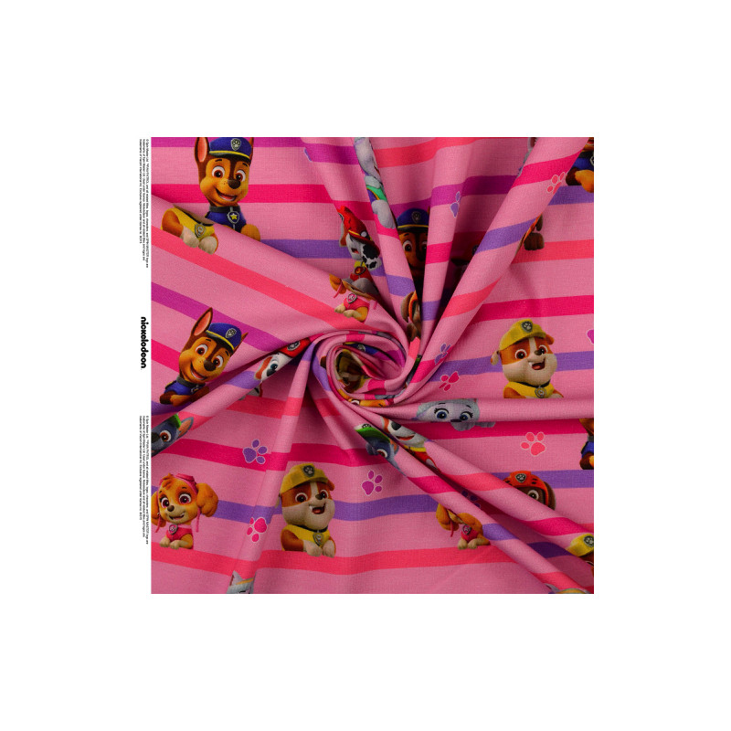jersey - Pat' Patrouille rayures roses