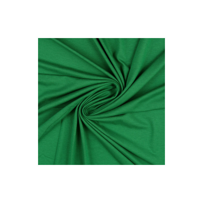 Jersey viscose - Uni vert gazon (h5034)