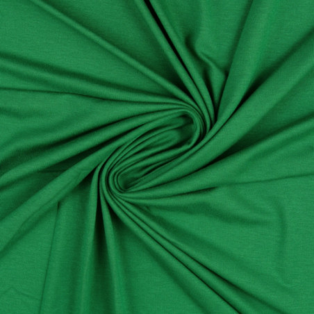 Jersey viscose - Uni vert gazon (h5034)