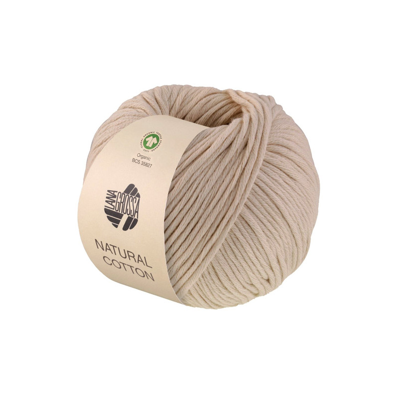 Lana Grossa - Natural Cotton GOTS eierschale (18)