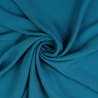 viscose - woven fabric plain petrol (h5038)