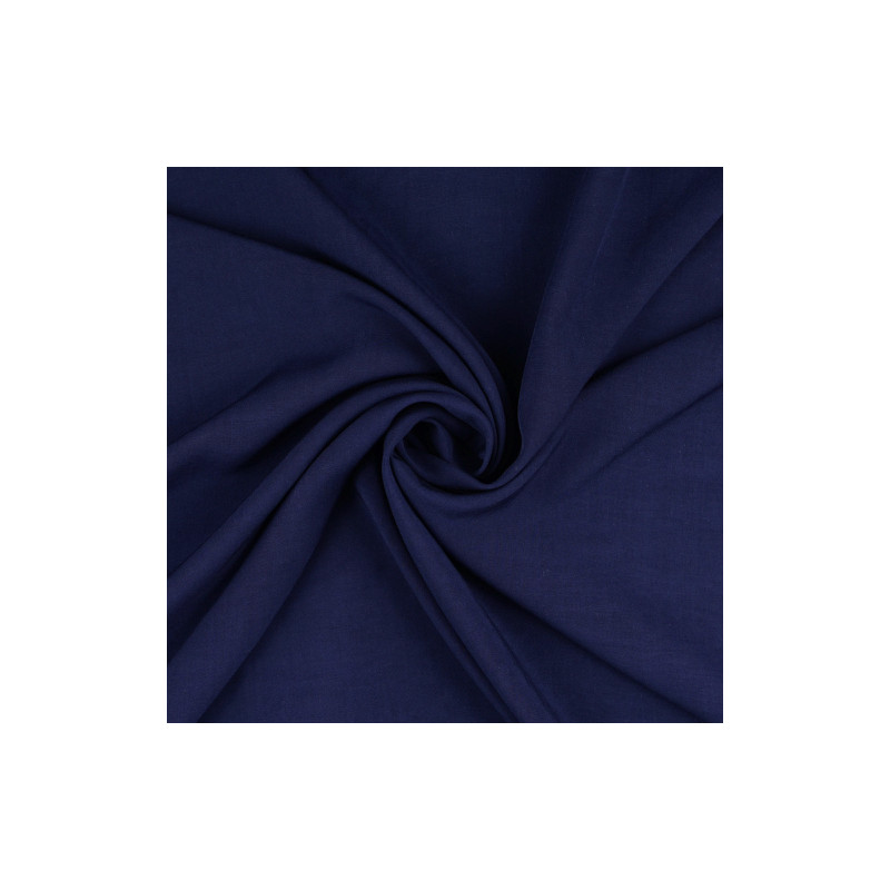viscose - woven fabric Uni marine (h5026)