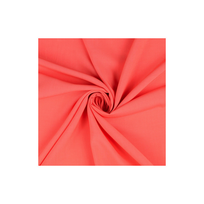 viscose - woven fabric plain apricot (h3039)