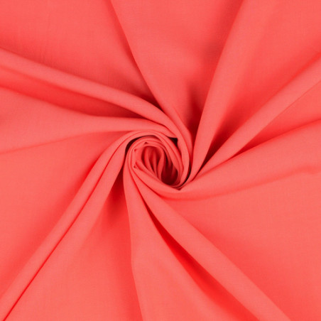 viscose - woven fabric plain apricot (h3039)