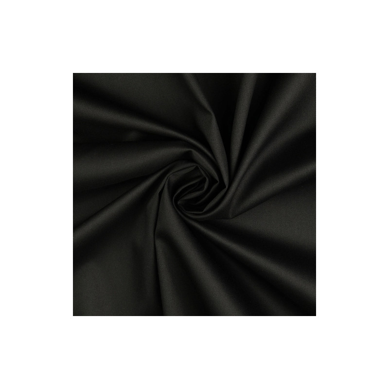 Köper (Twill) - schwarz