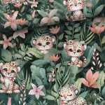 French Terry - Guépard Vert Jungle French Terry - Guépard Vert Jungle