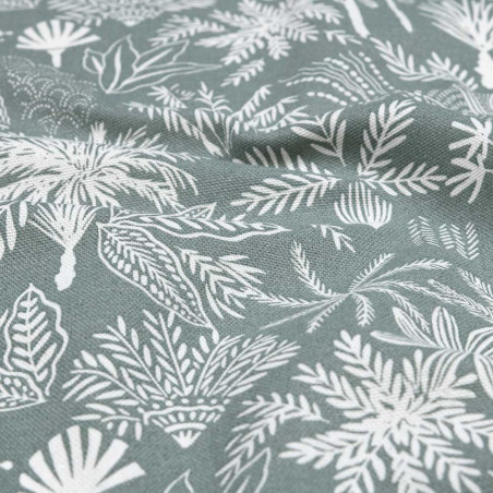 Acrylic oilcloth - Tropical Sketch mint