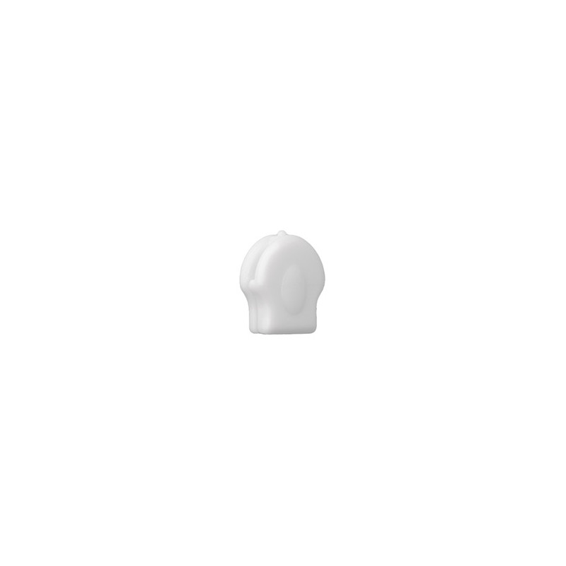 Zipper bed linen flex white (w) - 4mm