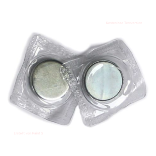 Magnetic closure hidden round 20mm - for sewing