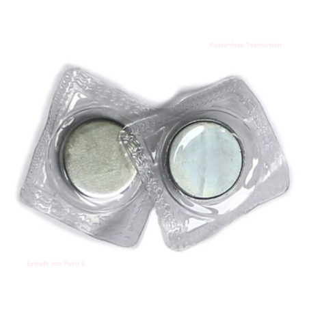 Magnetic closure hidden round 20mm - for sewing