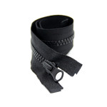 2-way jacket zipper - black (B5)