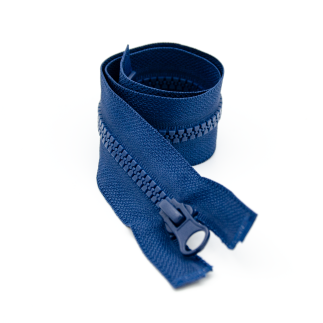Fermeture éclair à double sens pour veste - bleu foncé (040)