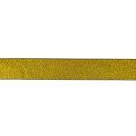 Gummiband - 25mm glitzergold