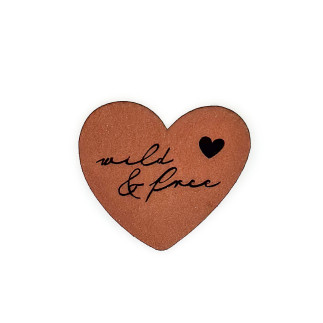 copy of Faux leather label - Mrs Mint - me made heart