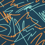 Jersey - Neon abstract petrol