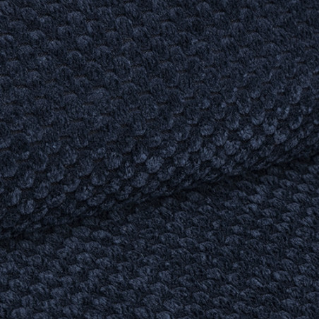 Velours décoratif - Corinna bleu foncé
