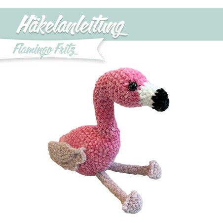 E-Book - Crochet pattern Flamingo Fritz