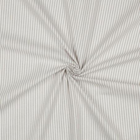Baumwolle - Yarn Dyed Stripe 3mm sand