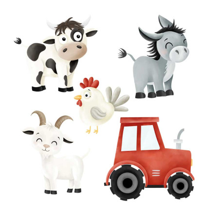Iron-on transfers - Mrs Mint Design - Farm Life