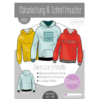 Ki-Ba-Doo Basic Oversize Hoodie Women