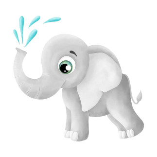 Bügelbilder - Mrs Mint Design - Elefant