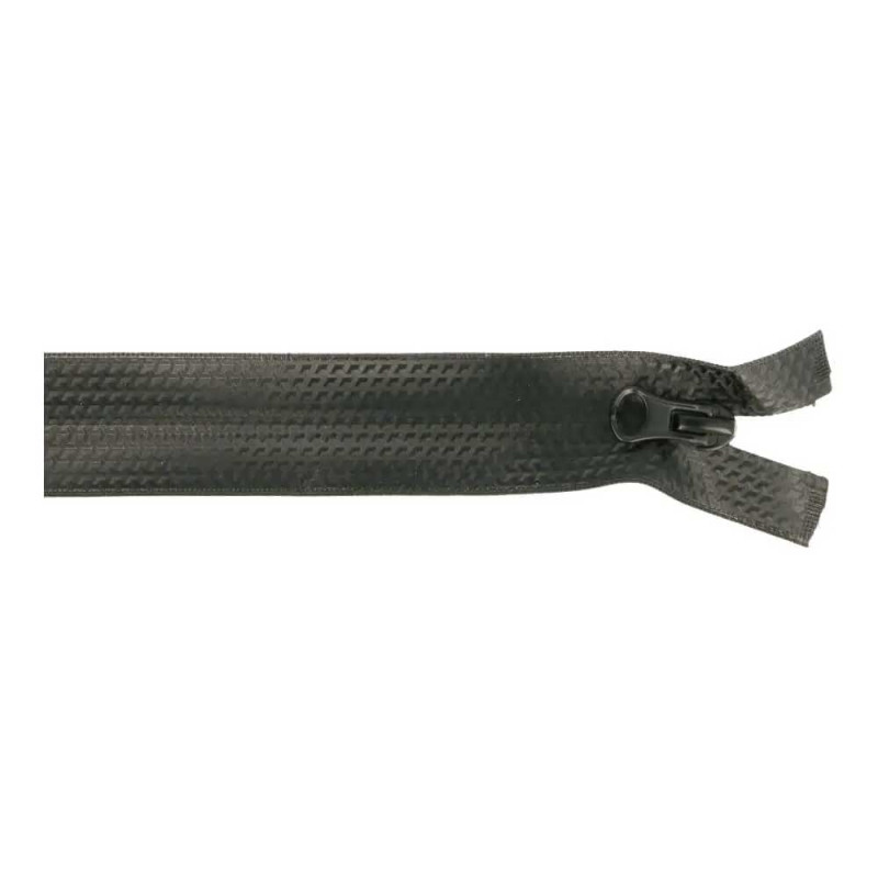 Waterproof jacket zipper - black (d00)