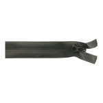 Waterproof jacket zipper - black (d00)