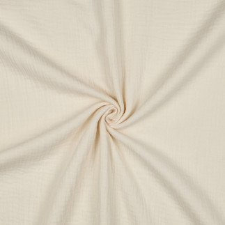 double gauze - Plain ecru (v036)