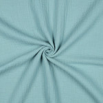 Musselin - Uni aqua (v043)