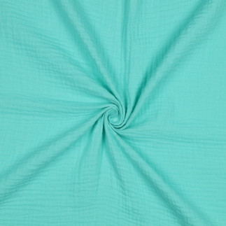 double gauze - Plain mint (v074)