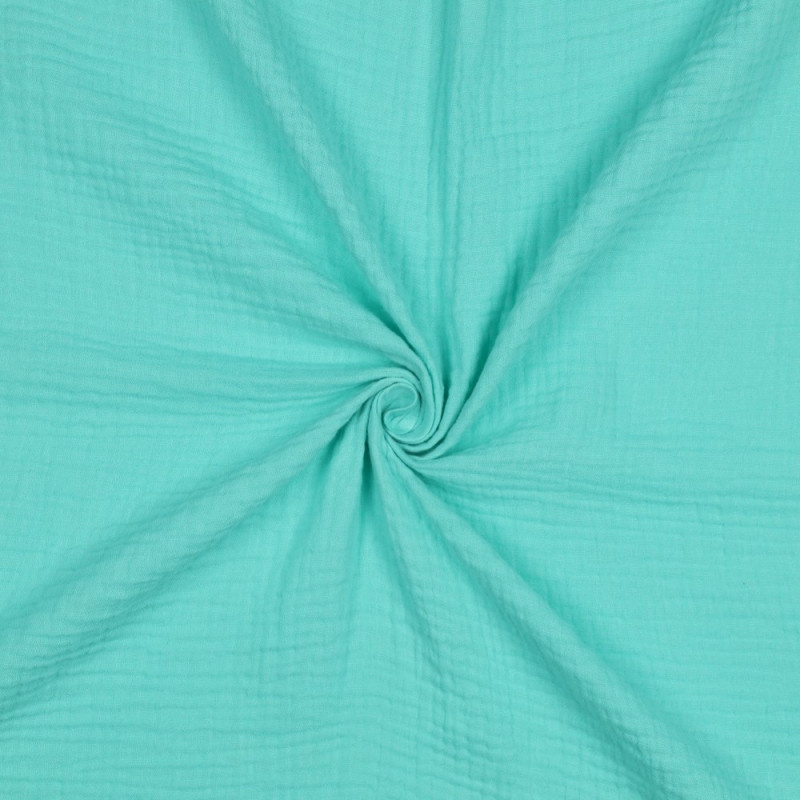 Musselin - Uni mint (v074)