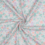 double gaze - Fleurs numériques, blanc