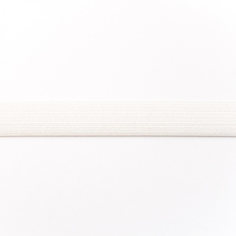 Elastic ribbon white 50mm