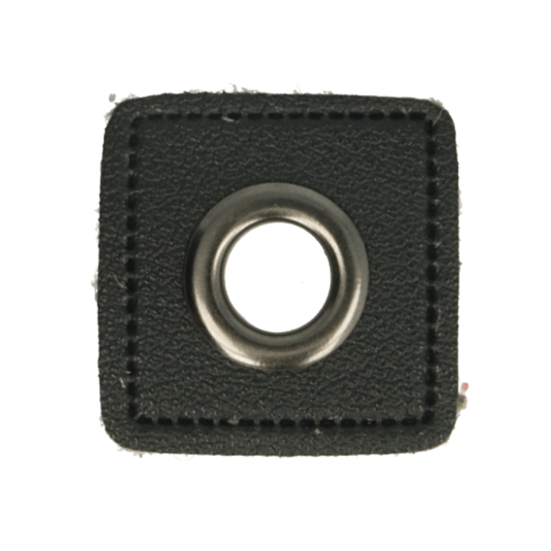 Eyelet patches - black / gunmetal