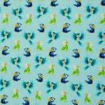 jersey - Ahoi! Perroquets, menthe par Mrs Mint Design