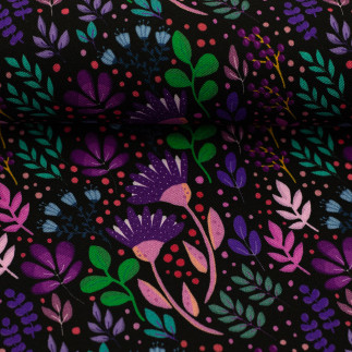 viscose - In full bloom, black by emjo
