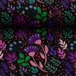 viscose - En pleine floraison, noir par emjo